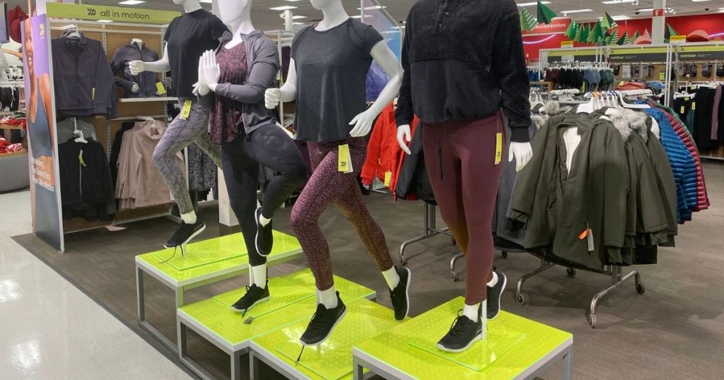 clothing on mannequin