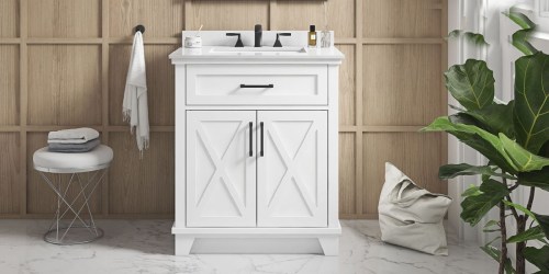 Up to 60% Off Bathroom Vanity Sets on Lowes.com + FREE Ship to Store