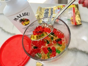 Boozy Rummy Bears (Alcohol Gummy Bears Recipe For Parties)