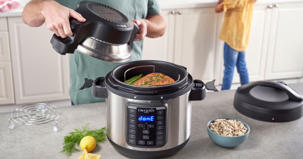 crockpot air fryer lid