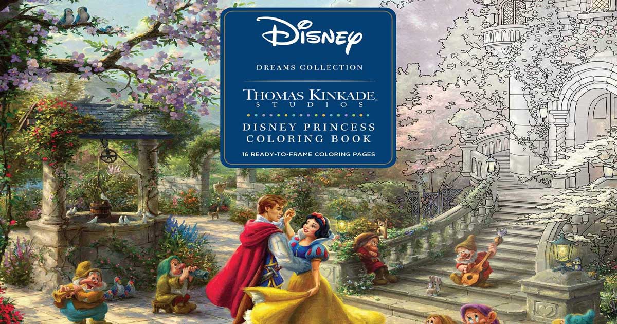 Disney Dreams Collection - Thomas Kinkade Studios Coloring Book — INDIGO  HIPPO