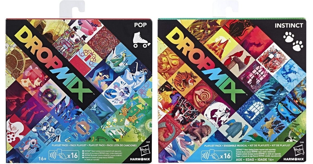 Hasbro DMX Dropmix 8 Playlist Pack Expansion for Music Mixing Board and Card Game Instinct 