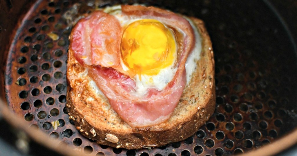 easy egg toast air fryer breakfast