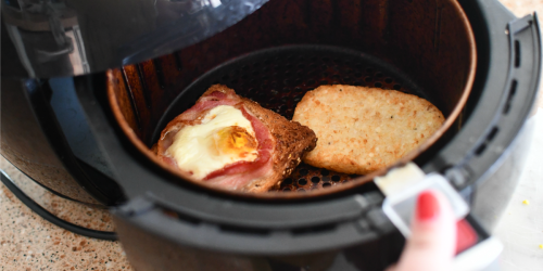 This Egg Toast in the Air Fryer Breakfast Hack Makes Mornings Easy