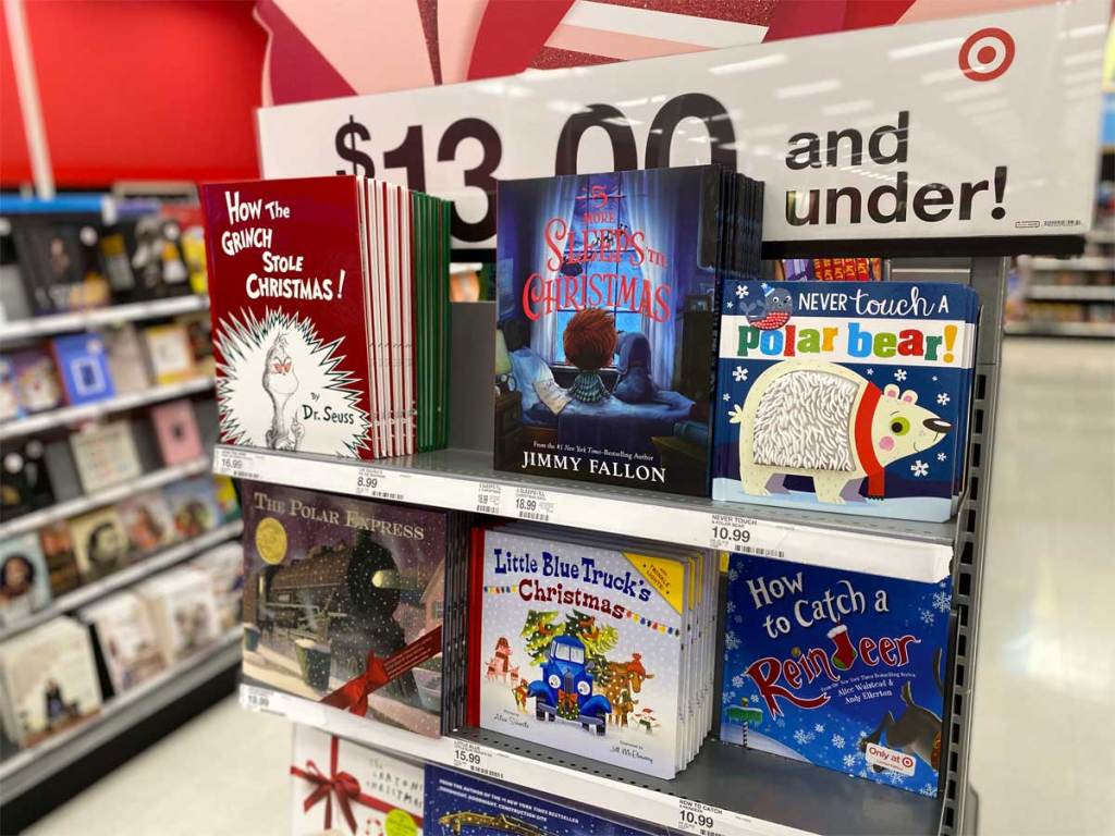 christmas books at target