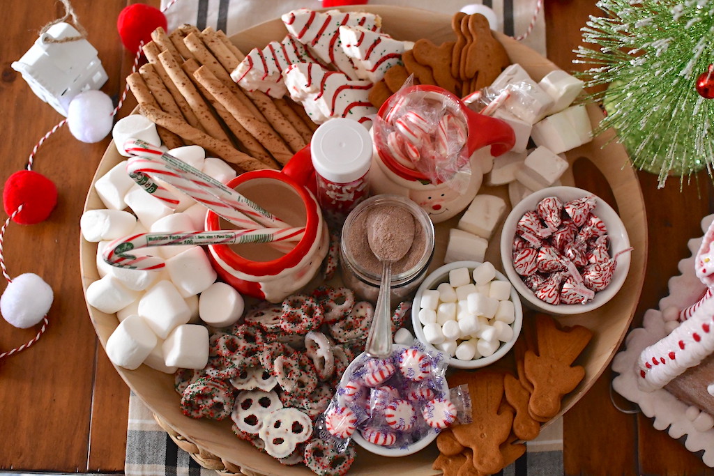 Make a Festive Hot Chocolate Charcuterie Board!