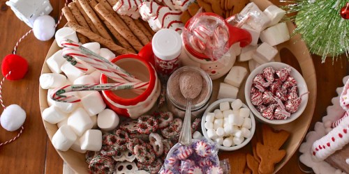 Have a Cozy Night in & Make a Festive Hot Chocolate Charcuterie Board!