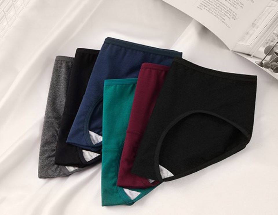 group of undies on a bed