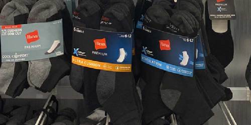 Hanes Men’s FreshIQ Crew Socks 6-Pack Only $7 on Amazon (Regularly $15)