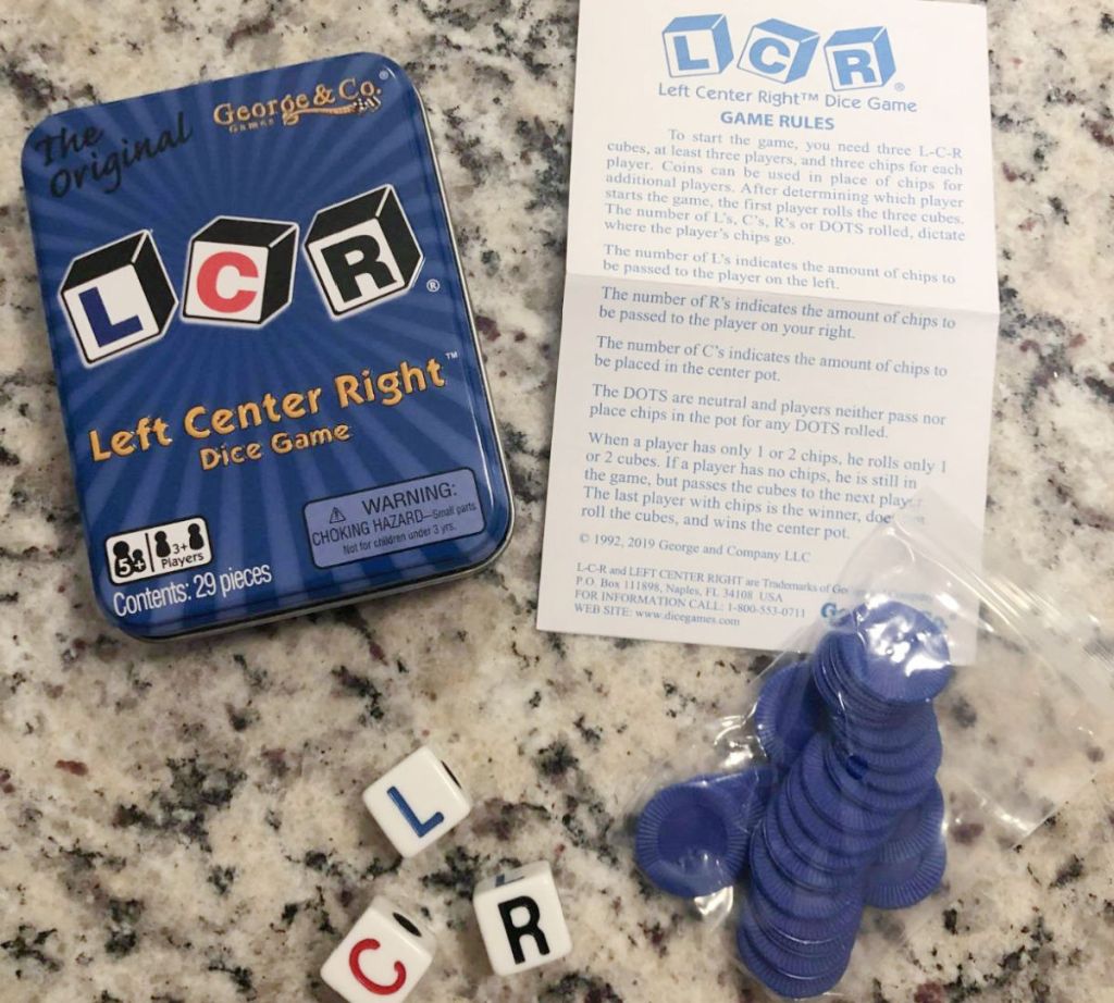 Left Center Right dice game
