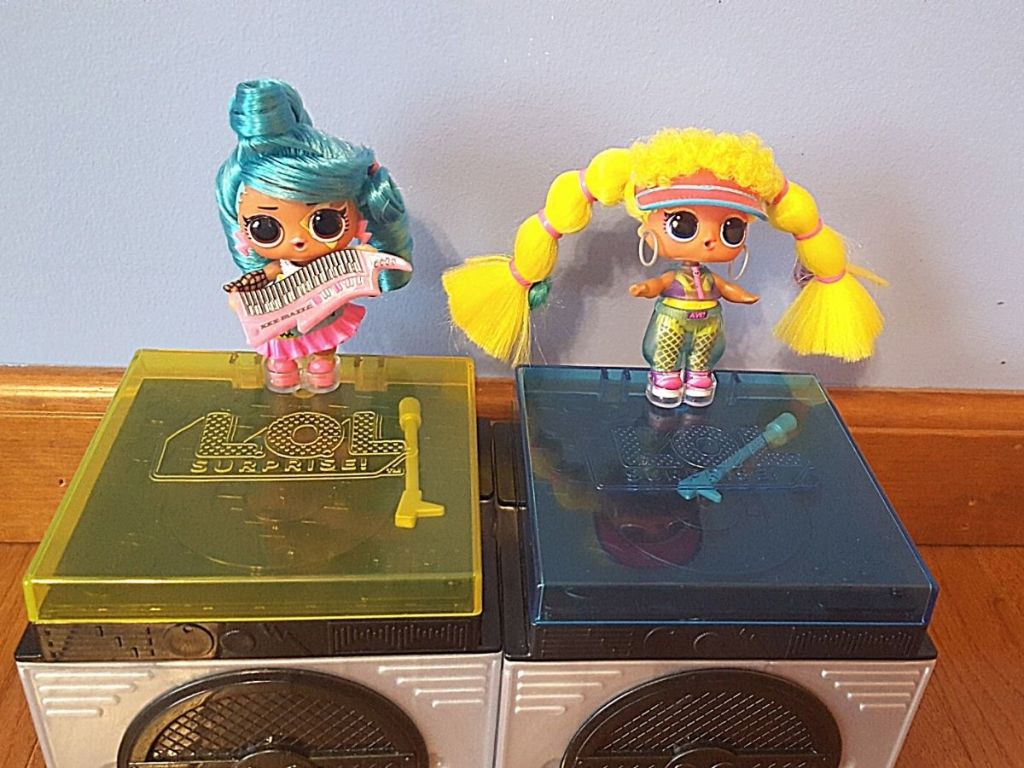 two lol dolls and accessories