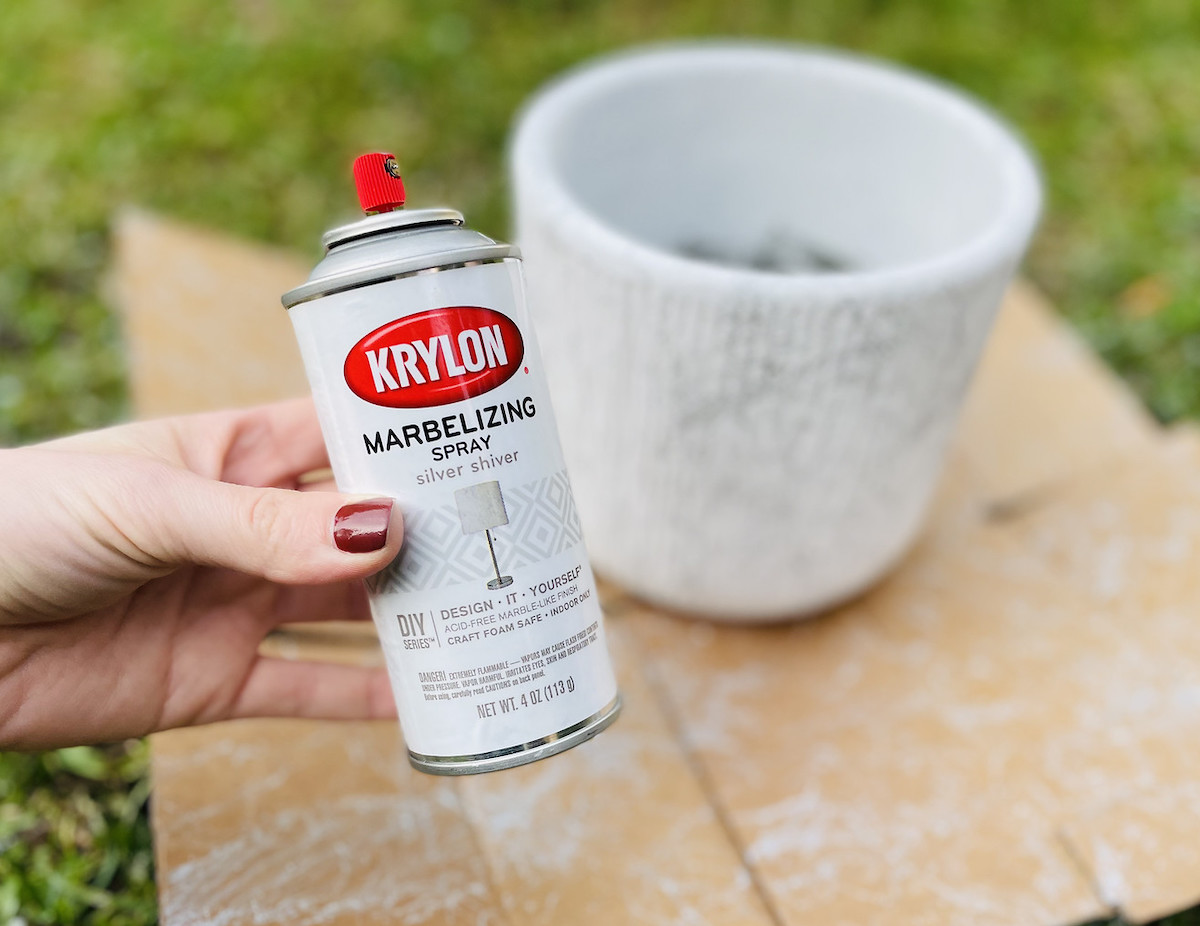 Use Marble Spray Paint To Transform Anything Easy DIY Hip2Save   Marbelizing Spray Paint 