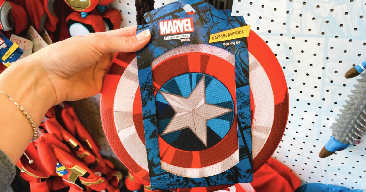 captain america dog toy