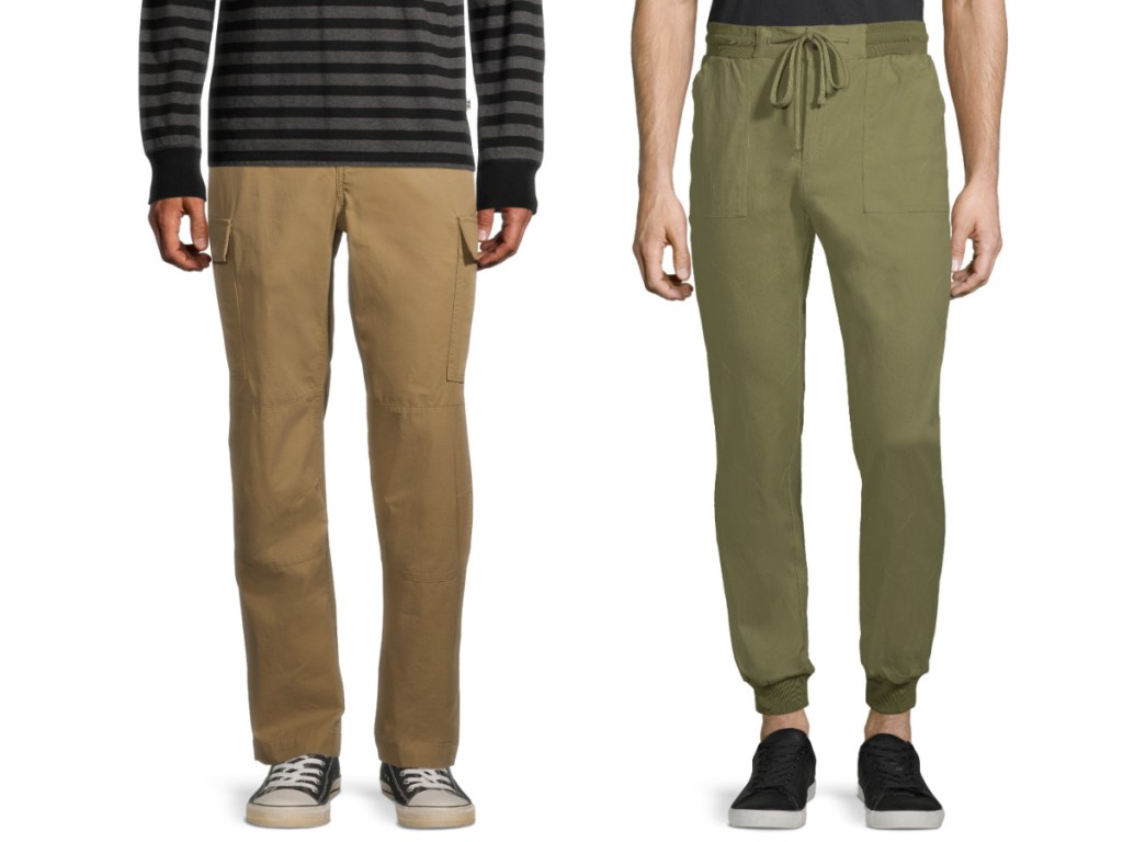 mens clearance pants tan and olive
