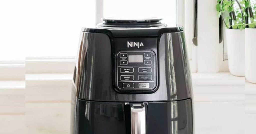 ninja air fryer on counter