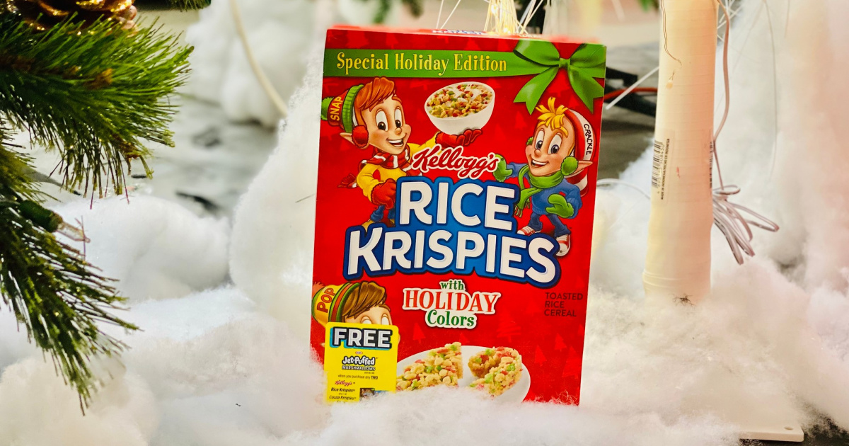 Holiday Edition Rice Krispies Cereal Only $2.98 at Walmart | Make