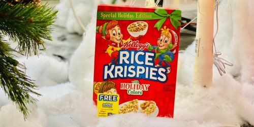 Holiday Edition Rice Krispies Cereal Only $2.98 at Walmart | Make Festive Krispie Treats