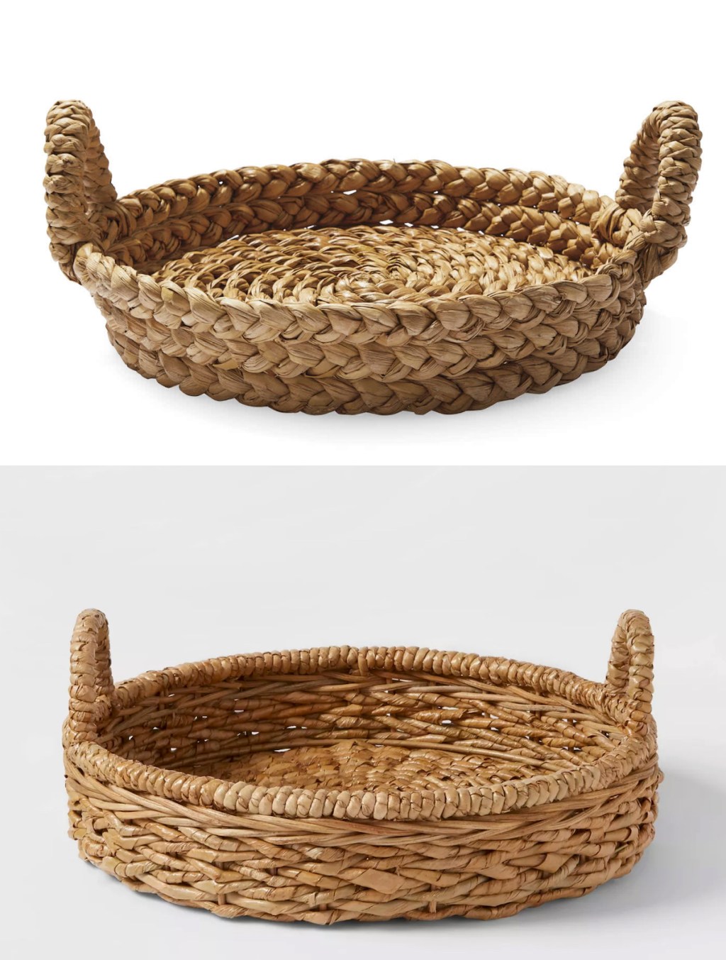 woven basket tray stock photos