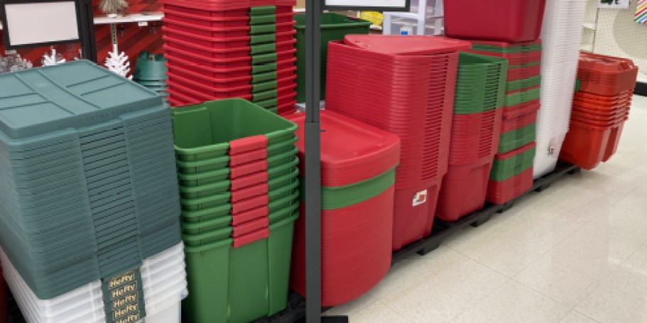 Target Storage Sale = Totes from $4.90