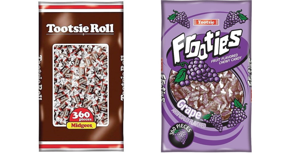 tootsies and frooties in bags