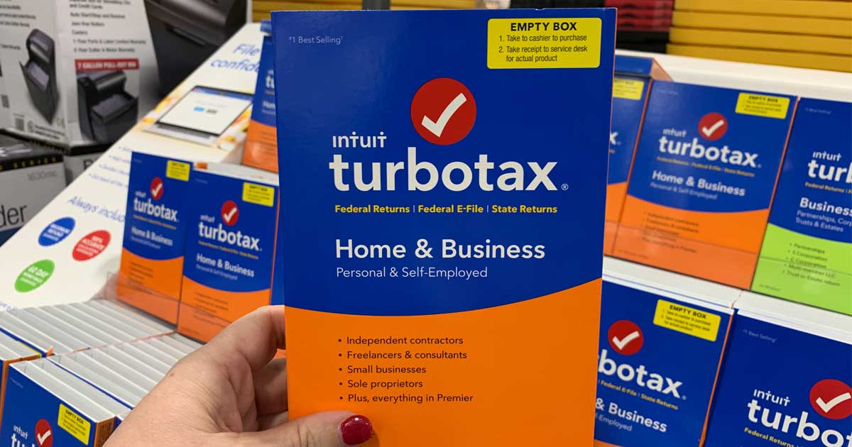TurboTax Deluxe Digital Tax Software PLUS $10 Amazon Gift Card as Low as $29.99 business turbotax 2020