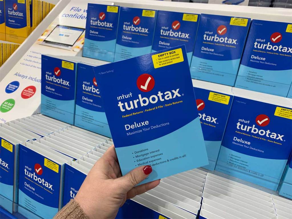 TurboTax Deluxe Digital Tax Software PLUS 10 Amazon Gift Card as Low