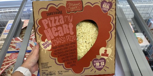 ALDI’s Heart-Shaped Pizza Is The Perfect Valentine’s Day Dinner & It’s Just $4.99