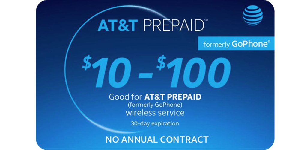 blue at&t prepaid phone card