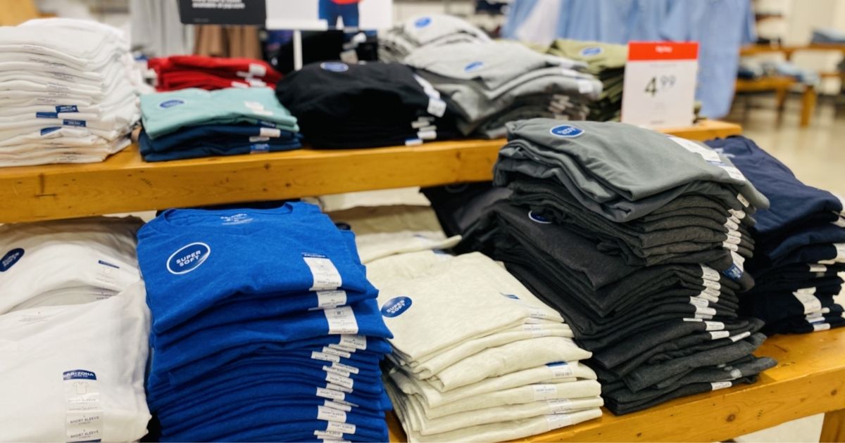 Arizona Men's V-Neck T-Shirts Only $3 