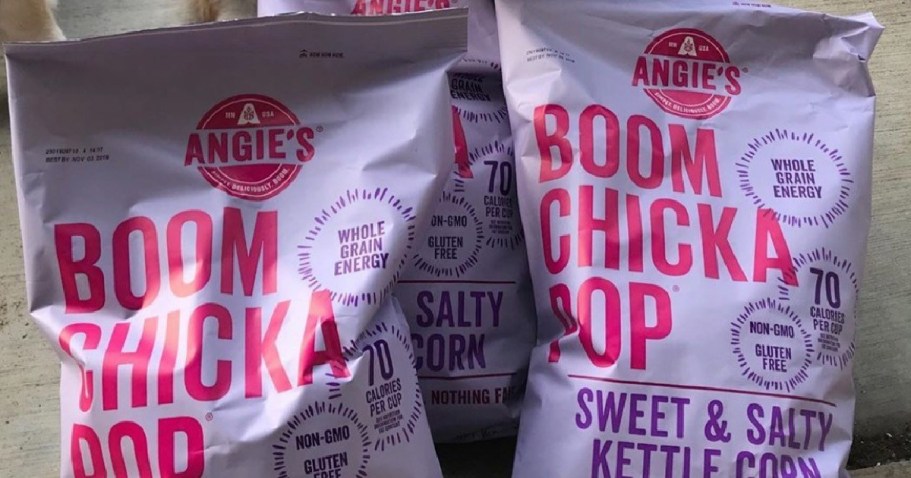 Angie’s BOOMCHICKAPOP Kettle Corn Bags Only $1.49 Each Shipped on Amazon