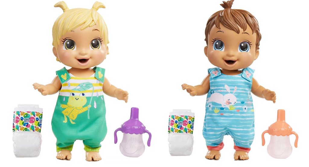 two baby alive dolls