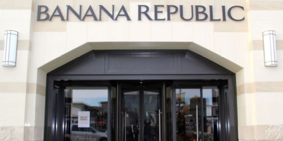 Up to 80% Off Banana Republic Clothing + FREE Express Shipping | Today ONLY!