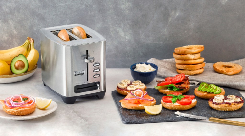 Bella Pro Series 2-Slice Extra-Wide Slot Toaster in Stainless Steel