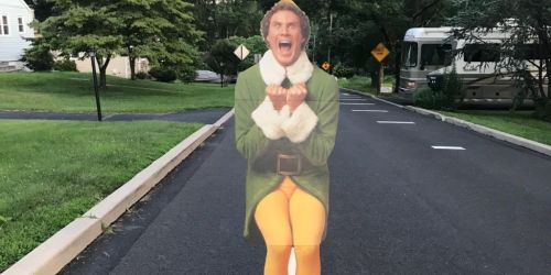 Spread Christmas Cheer with This Buddy the Elf Life-Size Standee on Amazon