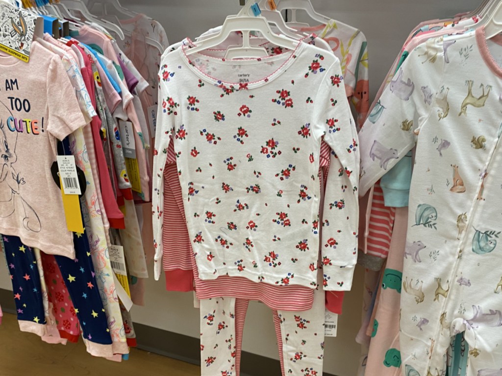 carter's toddler girls pajama sets at kohl's