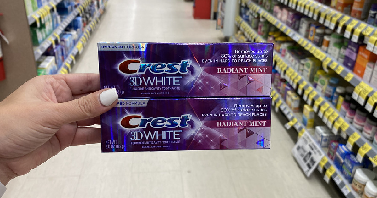 Crest Toothpaste Only 49¢ Each After Walgreens Rewards 