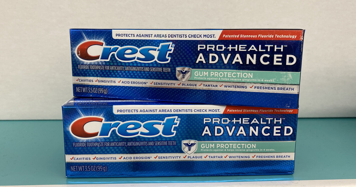 2 Better Than Free Crest Toothpastes After Walgreens Rewards InStore