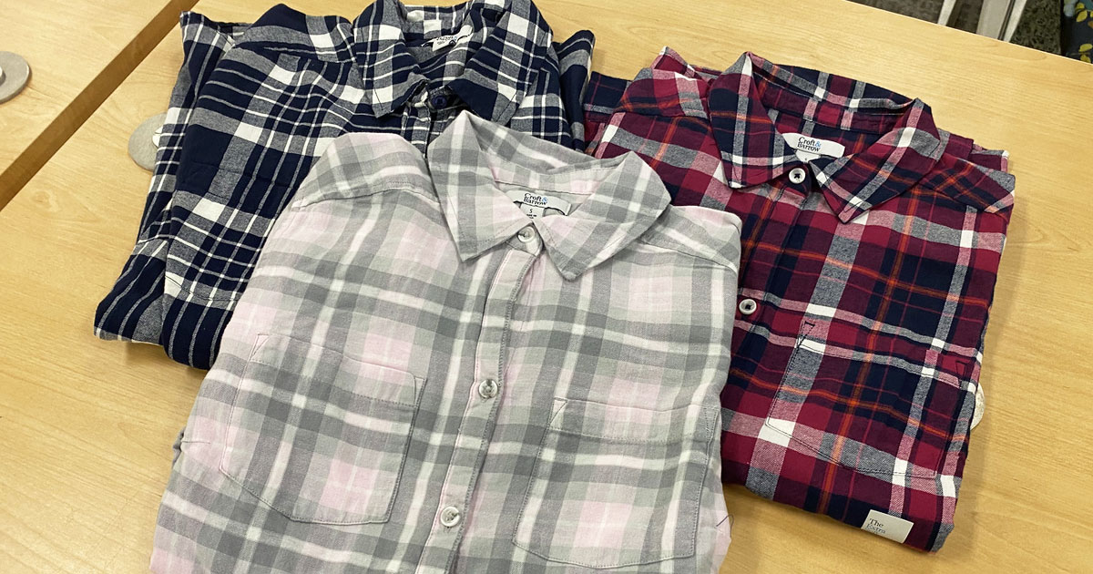 Women's Flannel Shirts from $12.59 