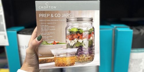 Crofton Prep & Go Jars Only $4.99 at ALDI | Perfect for Meal Planning