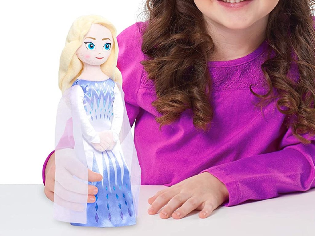 frozen talking plush