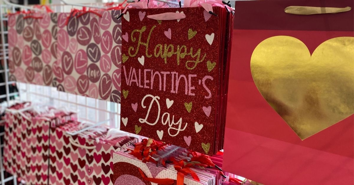 dollar tree valentine treat bags