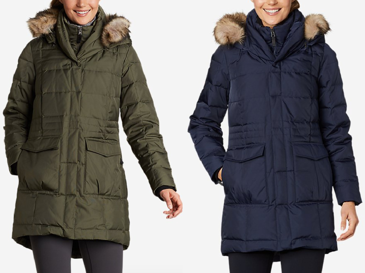 women's astoria hooded down parka