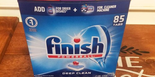 Finish Powerball Dishwasher Tablets 85-Count Only $9.73 Shipped on Amazon