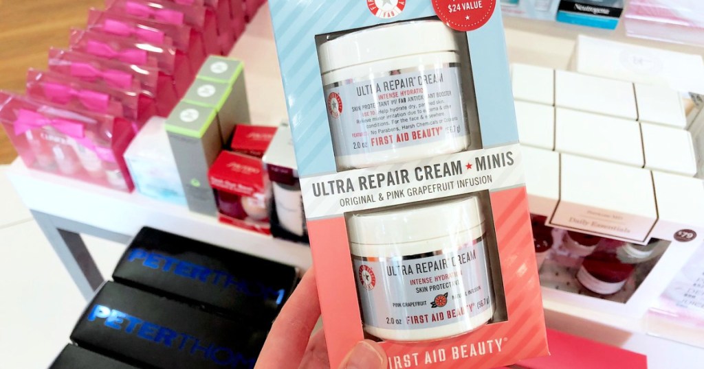 First Aid Beauty Ultra Repair Cream Minis Original & Pink Grapefruit Infusion