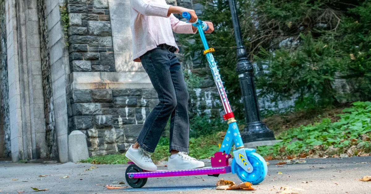 disney frozen motorized scooter