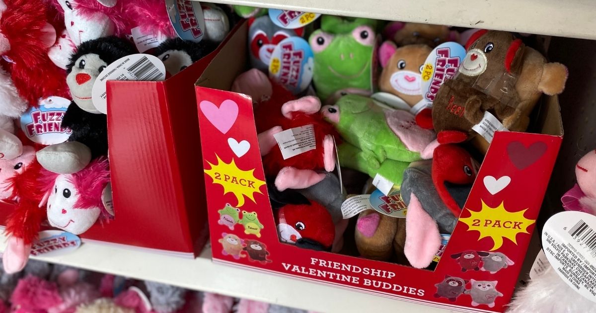 Dollar tree valentine store stuffed animals