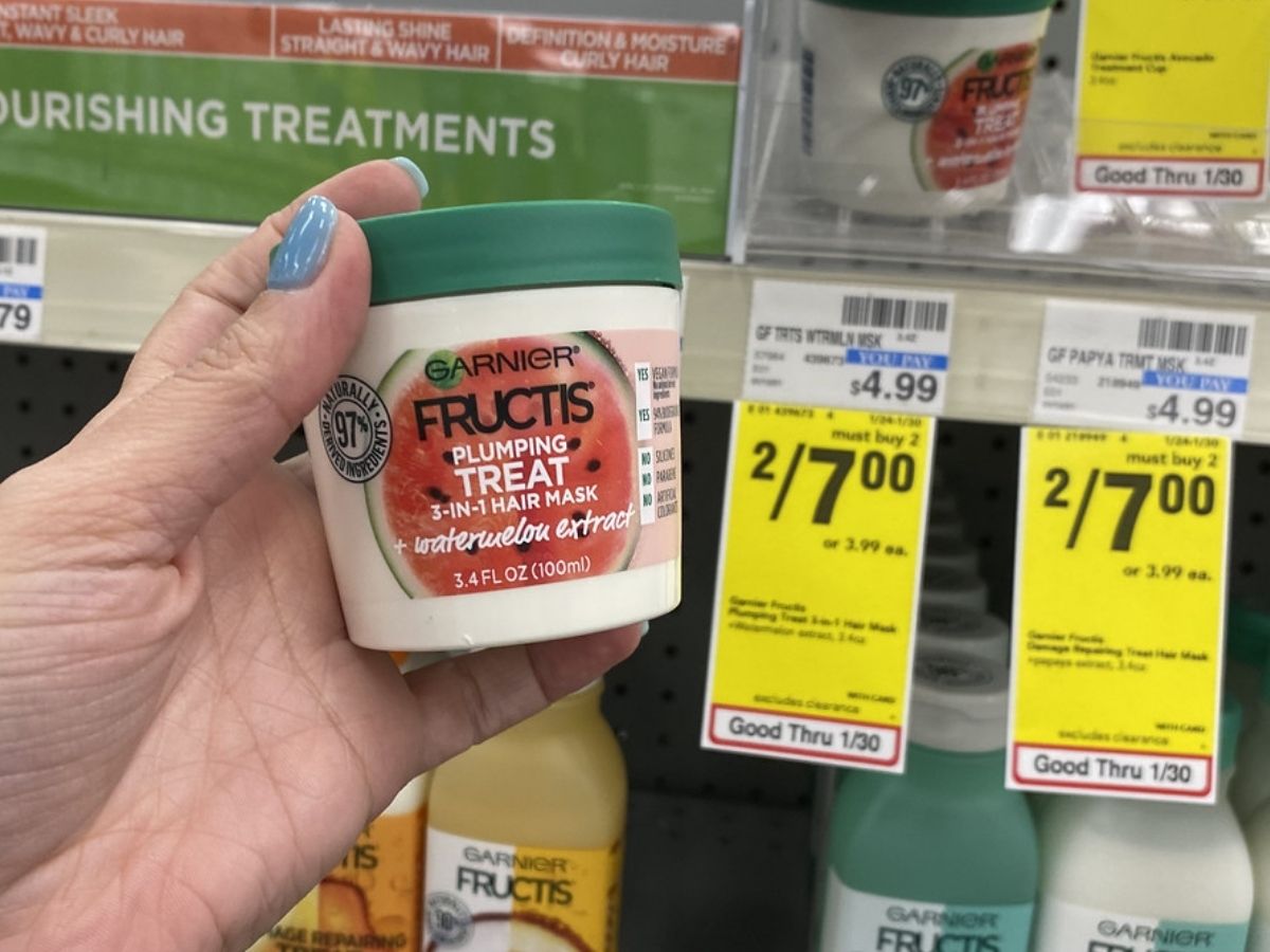 $2/1 Garnier Fructis Treat Coupon to Print + CVS &amp; Walgreens Deal Ideas