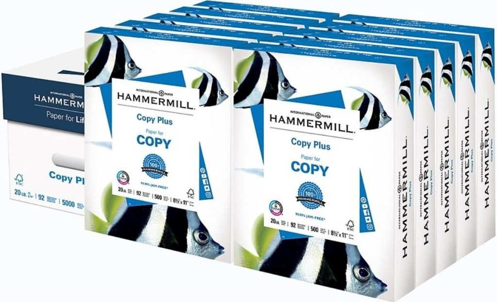 Case of Hammermill Copy Plus Copy Paper
