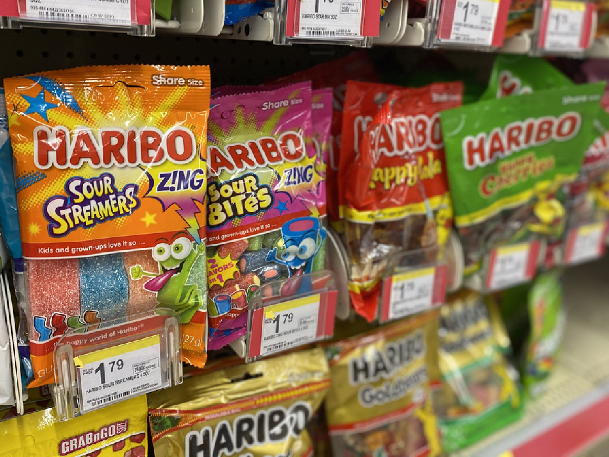 Haribo Gummi Candy Only 40¢ Each After Cash Back at Walgreens