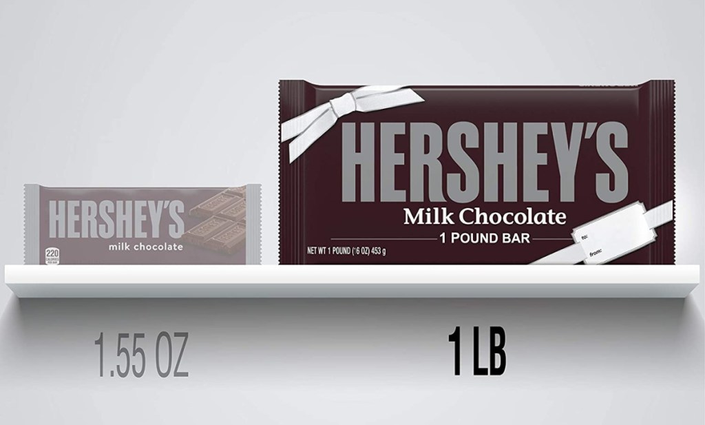 Hershey's Milk Chocolate Candy 1-lb Bar